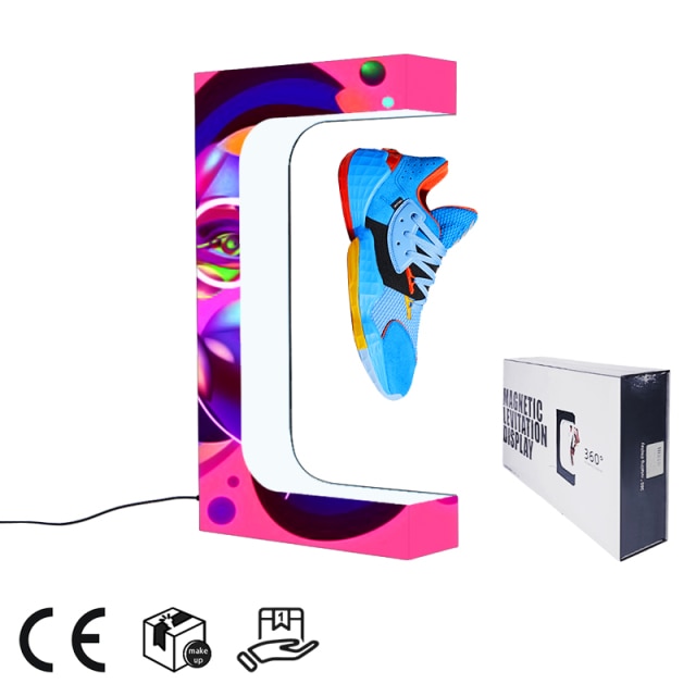 Multicolor Magnetic Levitation Single Shoe Display