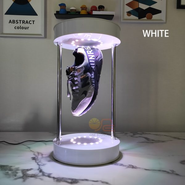 Magnetic Levitation Floating Shoe Shelf Sneakers Display Stand Rotatable Holds 500g Levitating Gap 20mm ONE ECONOMICS 4 - Floating Shoes Display